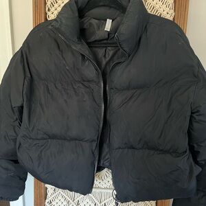 Fabletics Classic Black Puffer Jacket